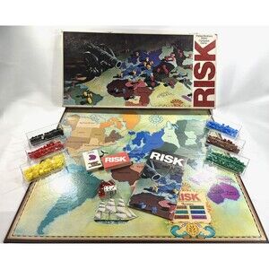 Vintage 1980 RISK World Conquest  Parker Brothers Board Game Complete